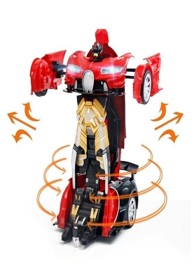 Amitasha Transform Remote Control Car 2-in-1 Convertible Steering Robot RC Car for Kids Boys Birthday Gift - Image 2
